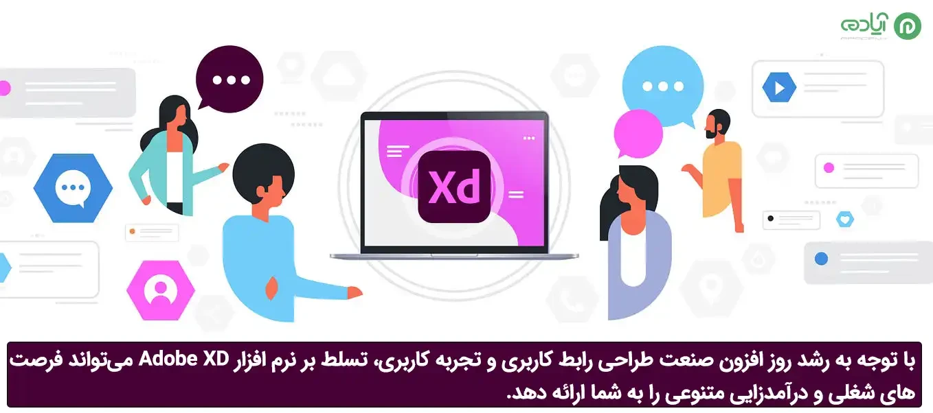 بازار کار و کسب درآمد از نرم افزار Adobe XD